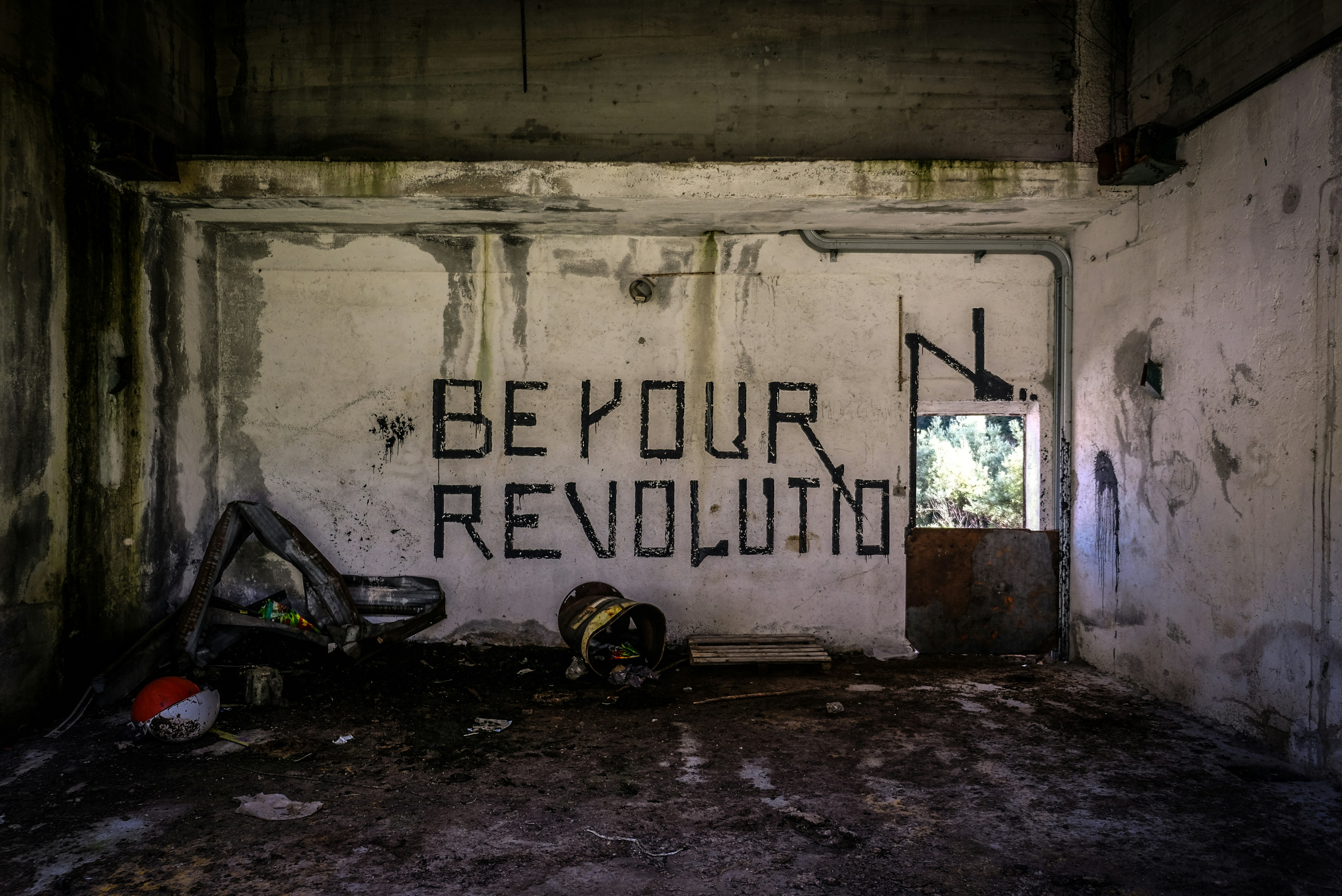 Be Your Revolution painted